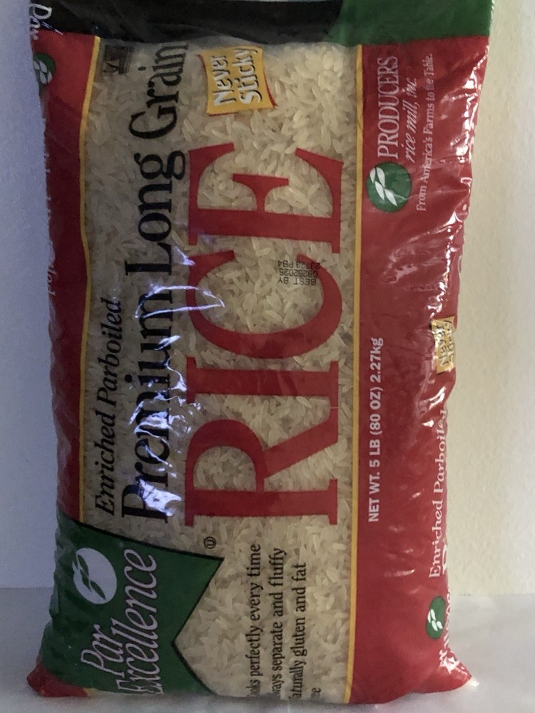 Par Excellence Long Grain Enriched Parboiled Rice 5lbs.