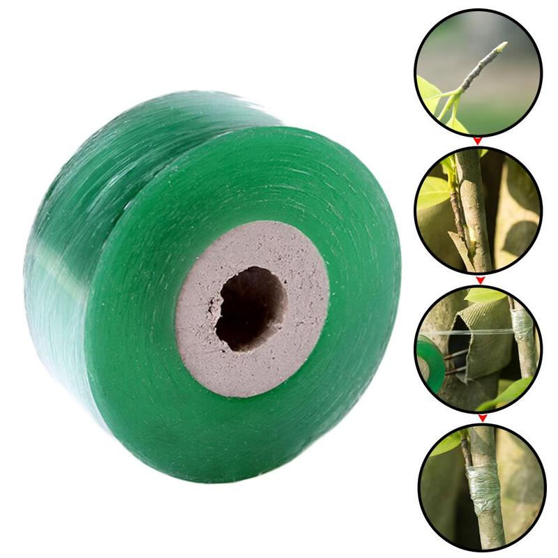 100M Grafting Tape Garden Tree Seedling Self-adhesive Stretchable Pruning 2pcs