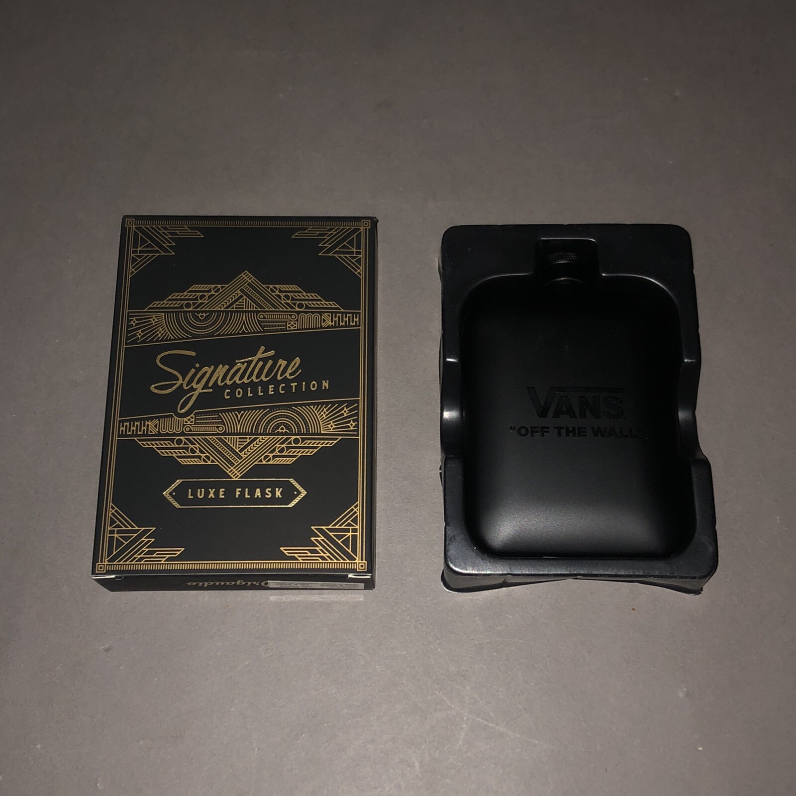 Rare VANS LUXE 6 OZ FLASK Signature Collection 170 ML Skate Shoes Skateboard