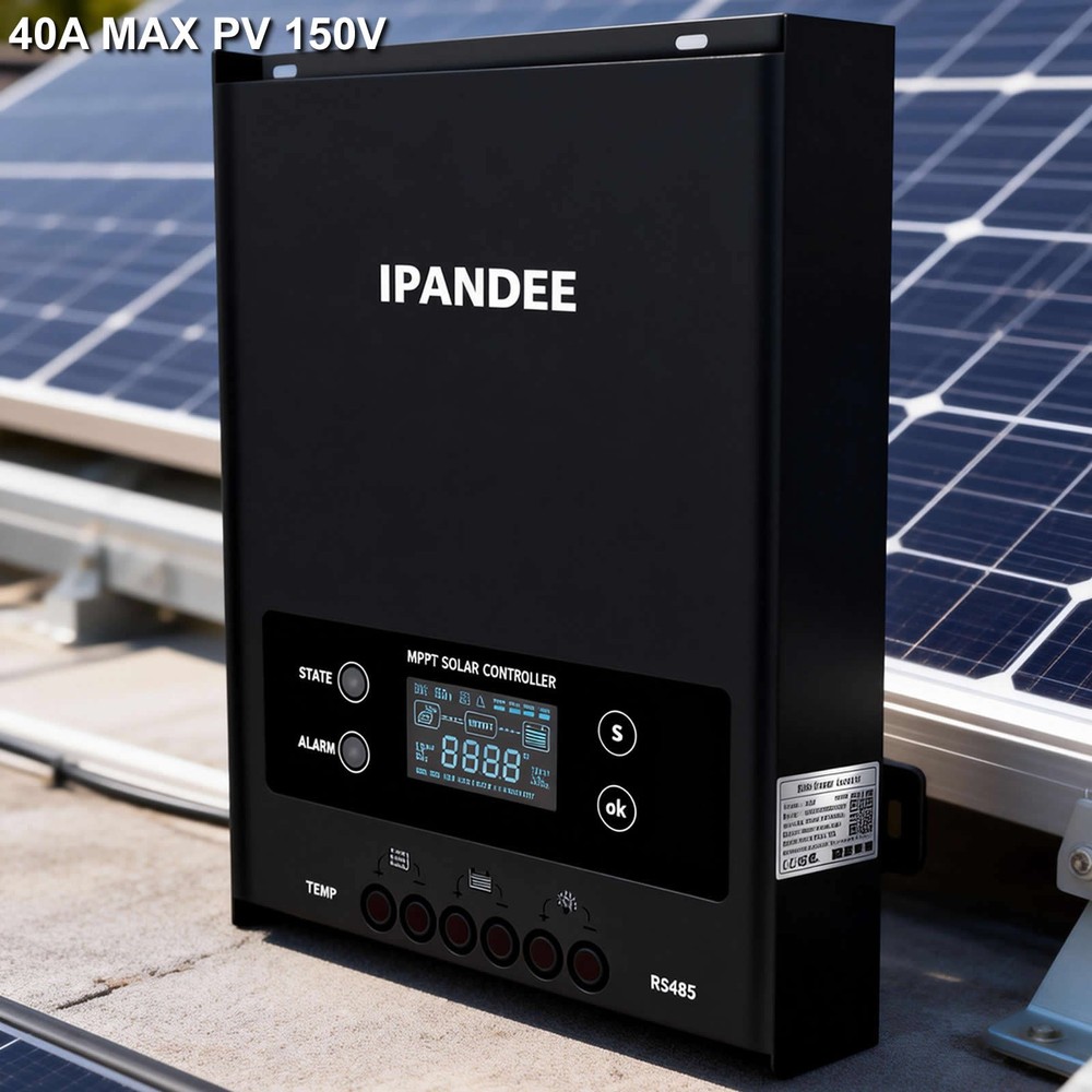 60A 100A MPPT Solar Charge Controller 12V/24V/36/48V Auto LCD Battery Regulator