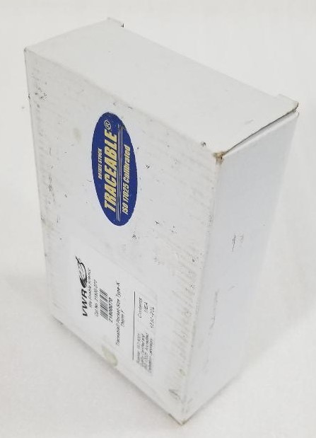 VWR Traceable Type-K Thermometer °F Pocket Size w/ Probe, Case, Cert