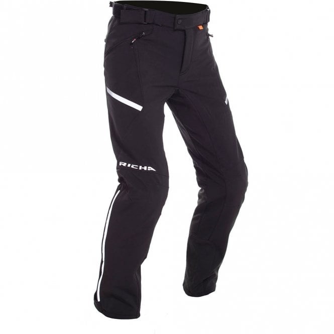 Richa Men's Pants - Soft Shell (Black) *Regular Leg*