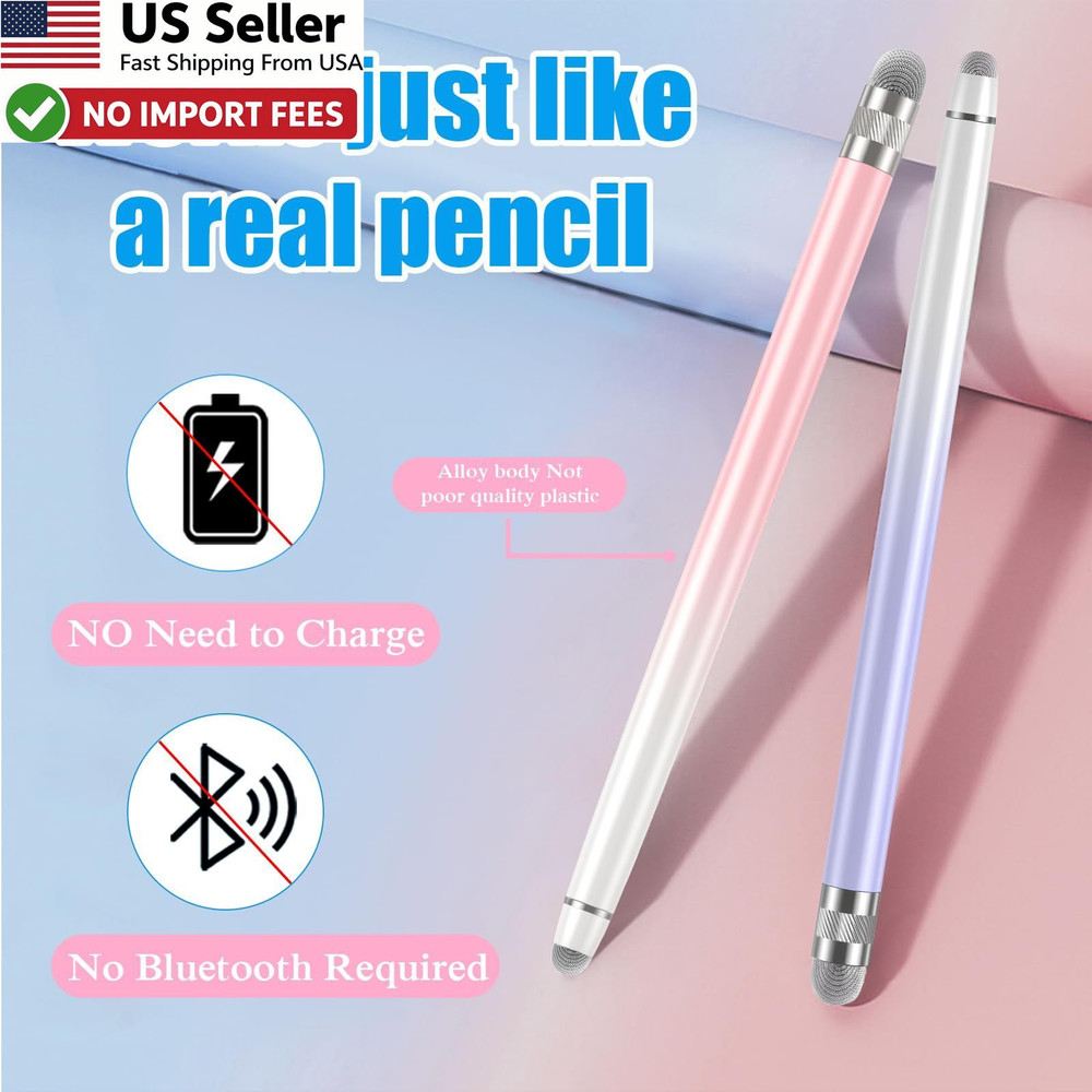 Bopomofo Stylus Pen 2 Pack iPhone iPad Android Surface Touch Screen FROM USA