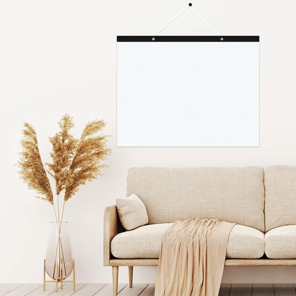 Large Engineering Graph Paper Pad - 22" x 17" Grid Paper Notepad, 4"x4" Blue ...