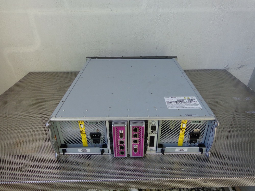 DELL Equallogic PS4000 16 3.5 HDD Bay SAN Disk Array 2x Controller 2xPSU/ No HDD