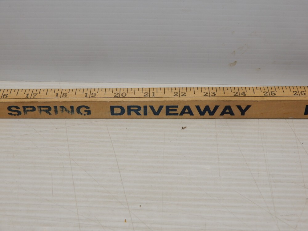 VINTAGE STUDEBAKER PACKARD YARDSTICK WALKING STICK 1957