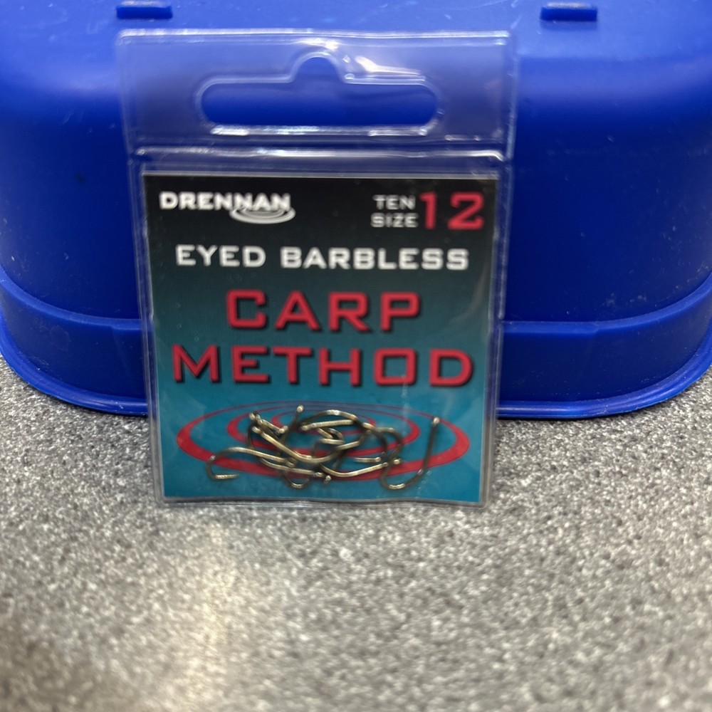 Drennan Carp Method Eyed Barbless Size 12