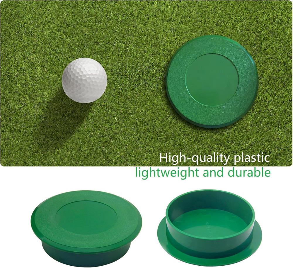 Golf Hole Cup Covers Universal Dimensions for Putting Practice Training Meets...