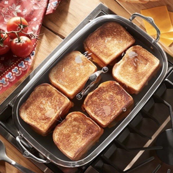 Princess House Nonstick Double Burner Griddle 3680 Plancha doble antiaderente