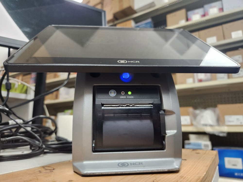 NCR 7744-1012-8801 Android Tablet Touch POS / Built-In Printer, Card Reader