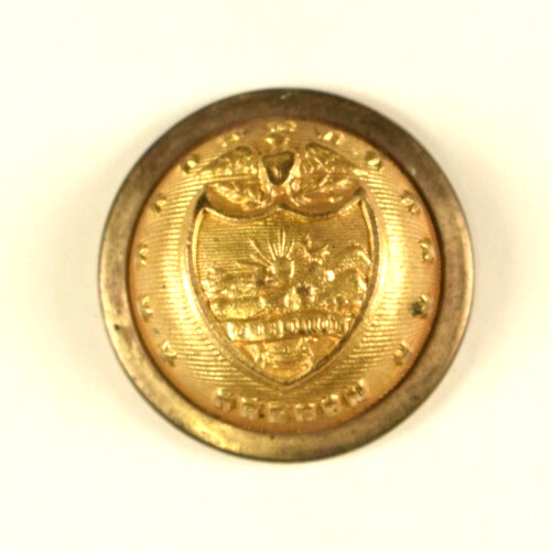 1880s-90s Oregon Staff Officer Uniform Button N9B