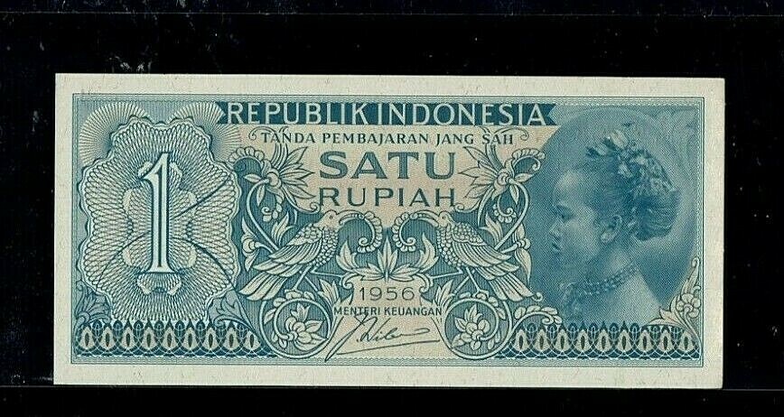 INDONESIA | 1 RUPIAH | 1956 | GEM UNC