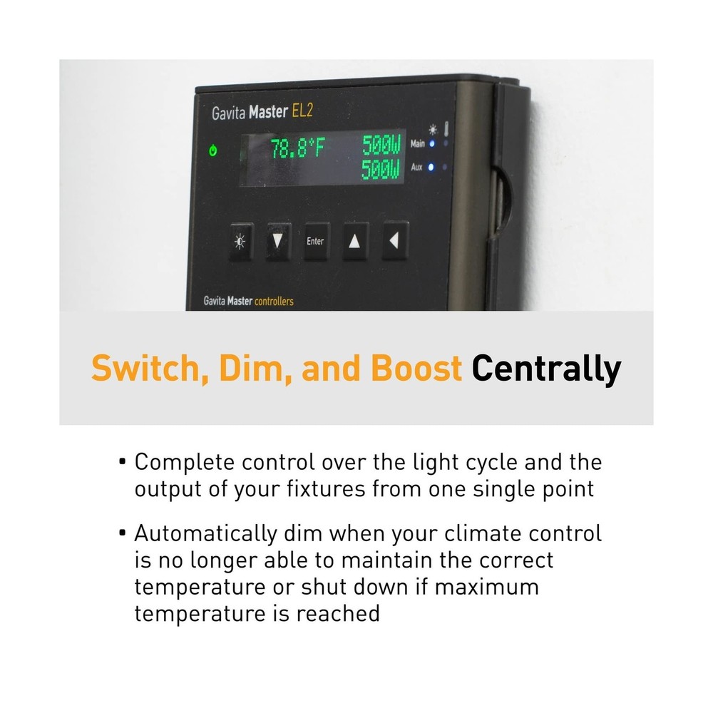 Gavita Master Controller EL2 - Gen 2 Black EL2 Version