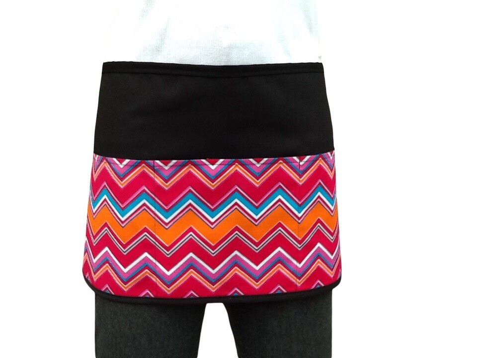 waitress aprons 3 pockets waist server