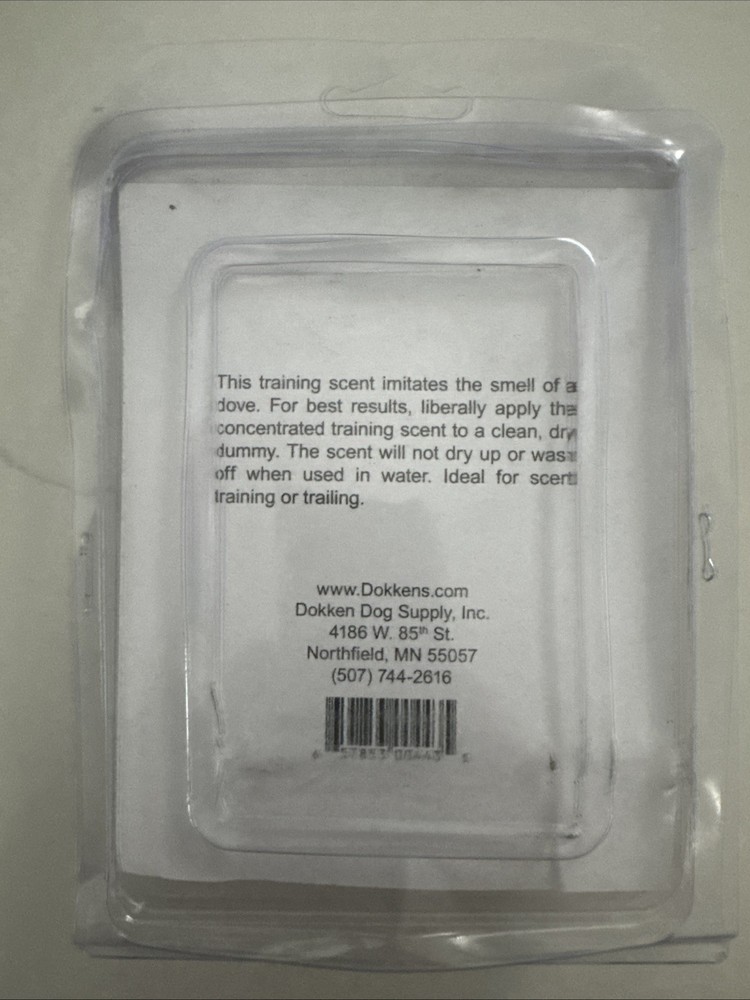 DOG TRAINING DOVE SCENT