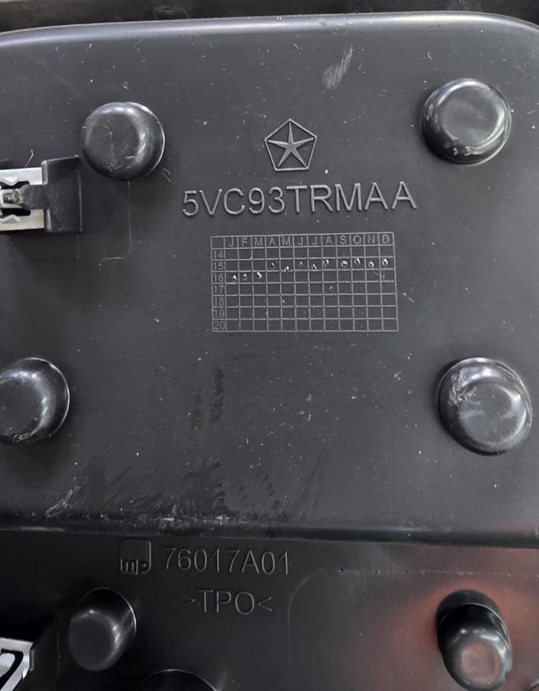 2013-2019 Ram 1500 Rear Second Row Floor Storage Compartment Cubby Bin