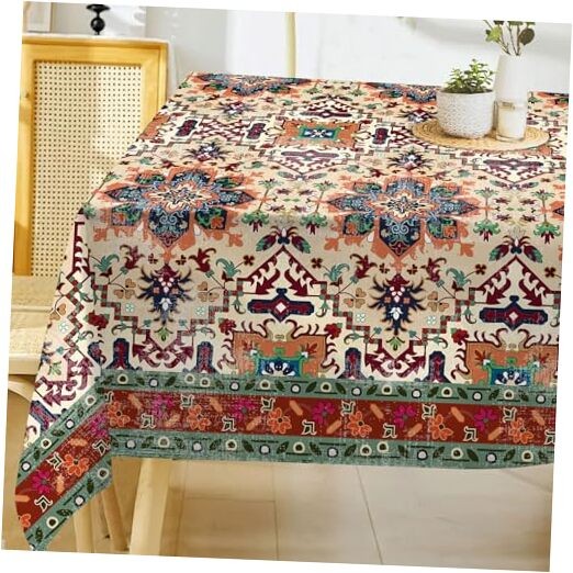 Tablecloth 60x84 Inches Rectangle Fall Rustic 60" x 84" (Rectangular) Boho