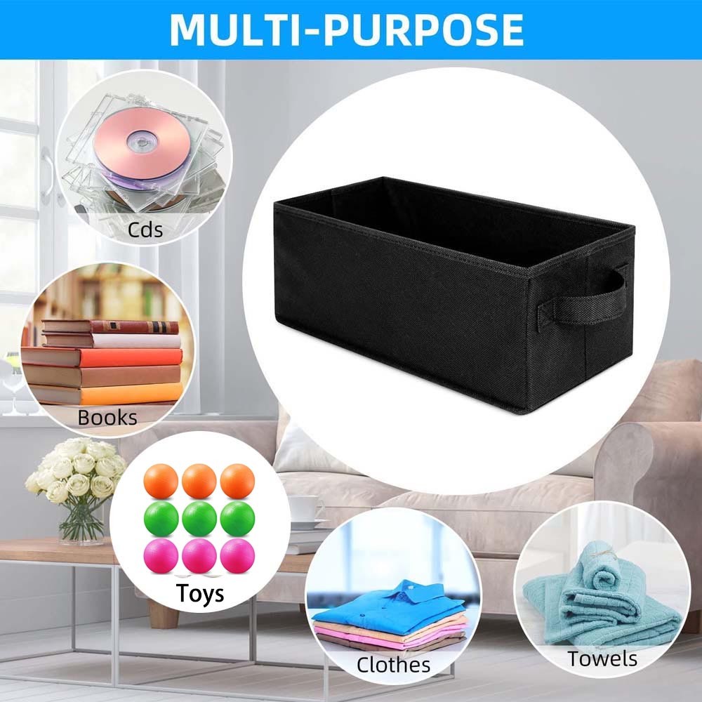 3Pack CD DVD Storage Box Organizer Rack Holder Media Disk Case Space Saving