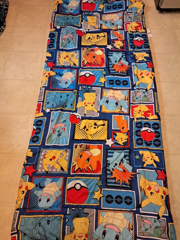 Pokémon Pikachu Full Comforter Set Shams And Pillow Case