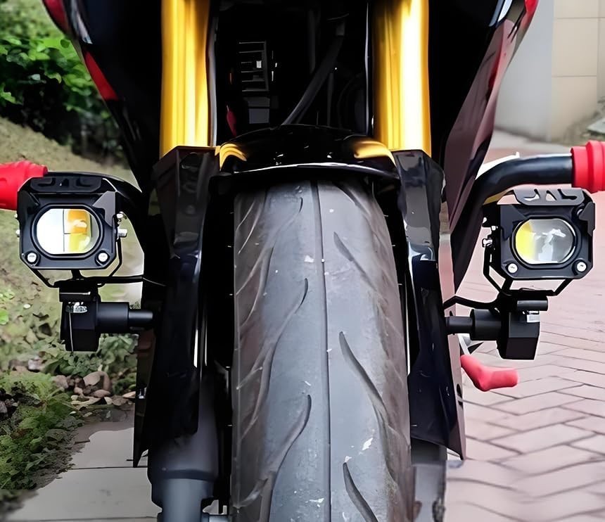 Universal Motorcycle Driving Light Mount Bracket M8/M6 for Enhanced Visibility