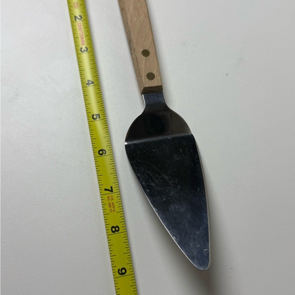 Wood Handle Stainless Steel Cake Server
