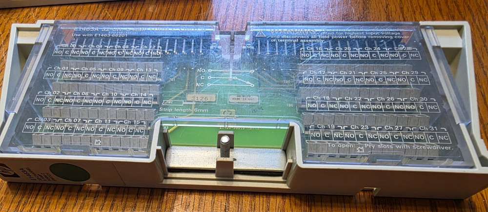 HP E1463A 32-Channel 5 Amp, Form C Switch - E1463-66510 Rev A (A)