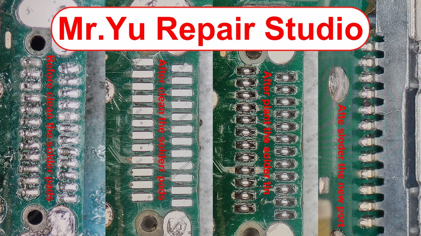 Motherboard Solder Pads Repair Service