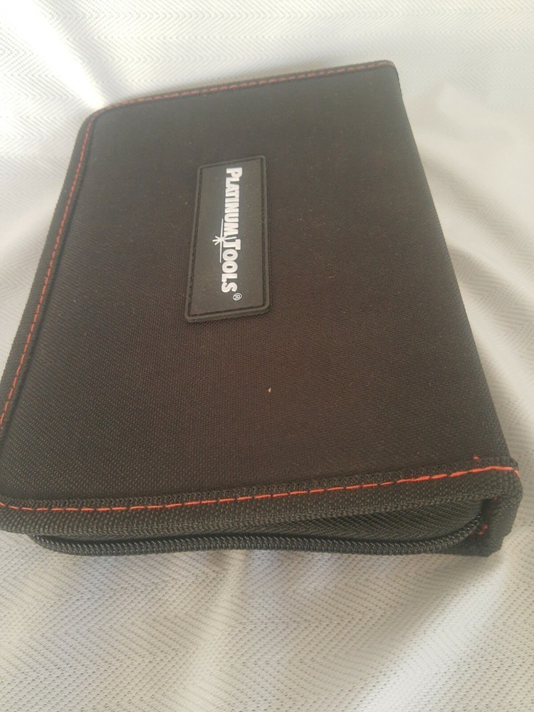 Platinum Tools 90135 Basic Coax F Compression Kit, w/Zip Case