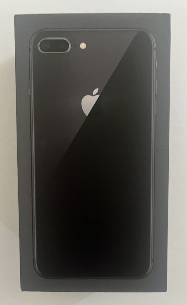 Genuine Apple iPhone 8 Plus Space Gray 64GB EMPTY BOX w/ Insert ONLY NO PHONE