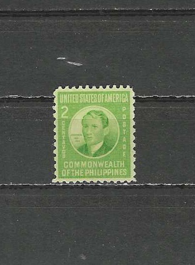 PHILIPPINES , USA , 1941 , DR. JOSE RIZAI , 2c STAMP PERF,  MNH
