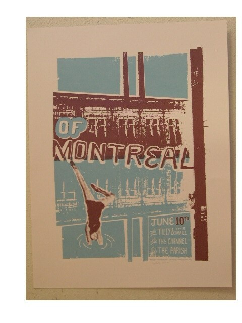 Of Montreal Silkscreen Printed Poster