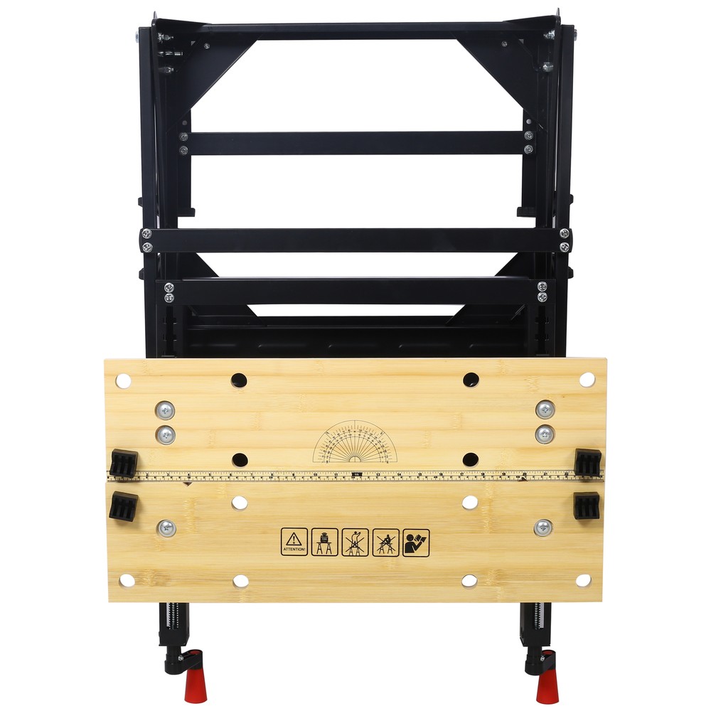 Multifunctional Workbench Portable Foldable Workbench for Woodworking Adjustable