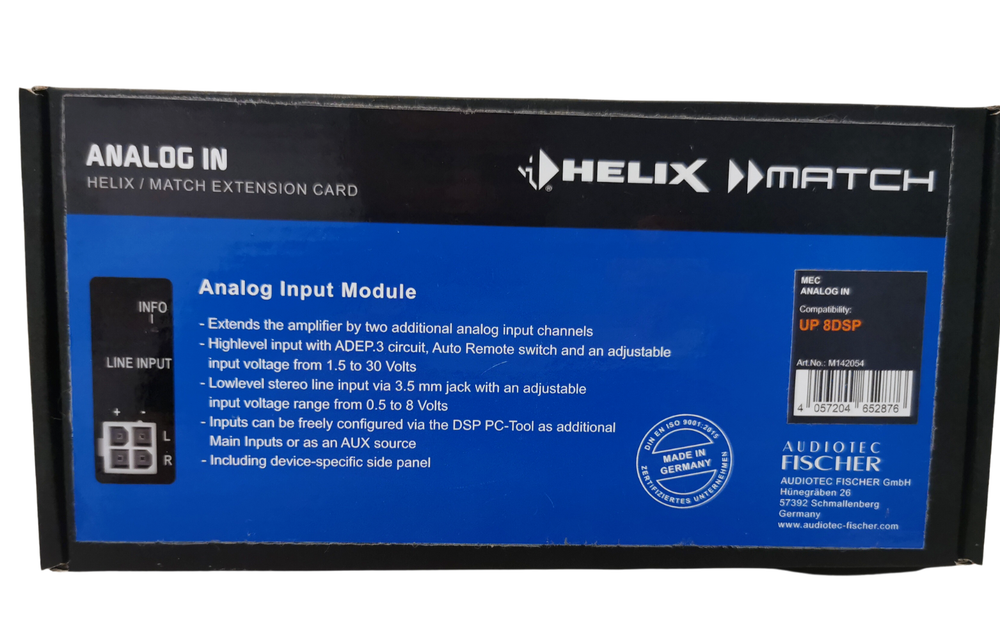 MATCH MEC ANALONG INPUT MODULE FOR MATCH UP8 DSP NEW