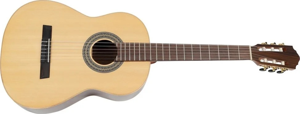 HOFNER Classical Guitar, Solid Spruce Top, Bubinga Body, High Gloss Finish
