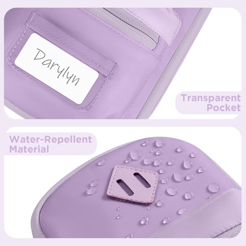 crawing Large Capacity Pencil Case, Mini Backpack Medium, Purple