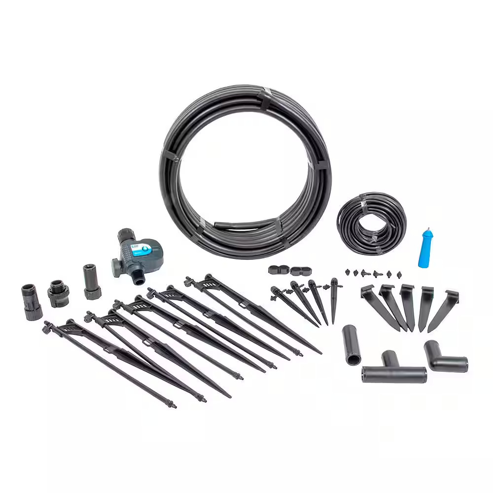 Automatic Micro Sprayer Watering Kit for Groundcovers, Borders and under Plant C