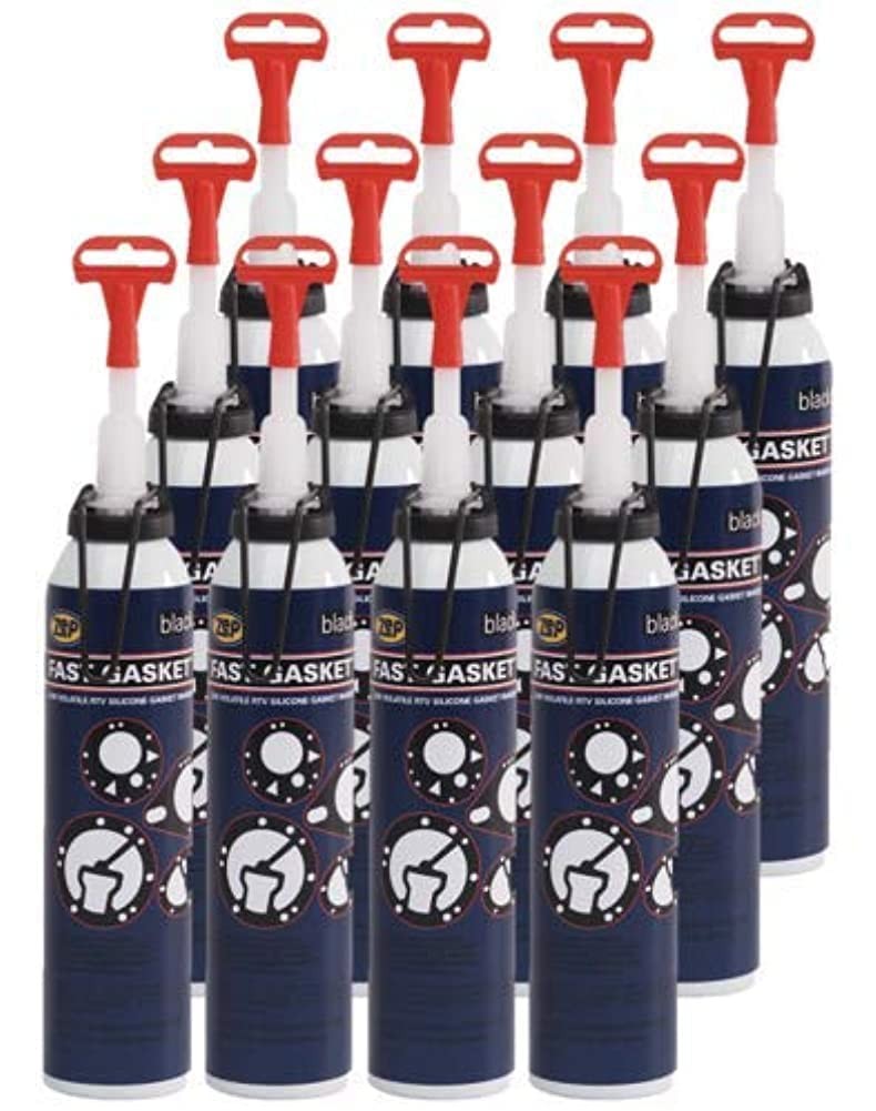Zep RTV Silicone Fast Gasket Maker Black - 7.25 oz (Case of 12) - 143301