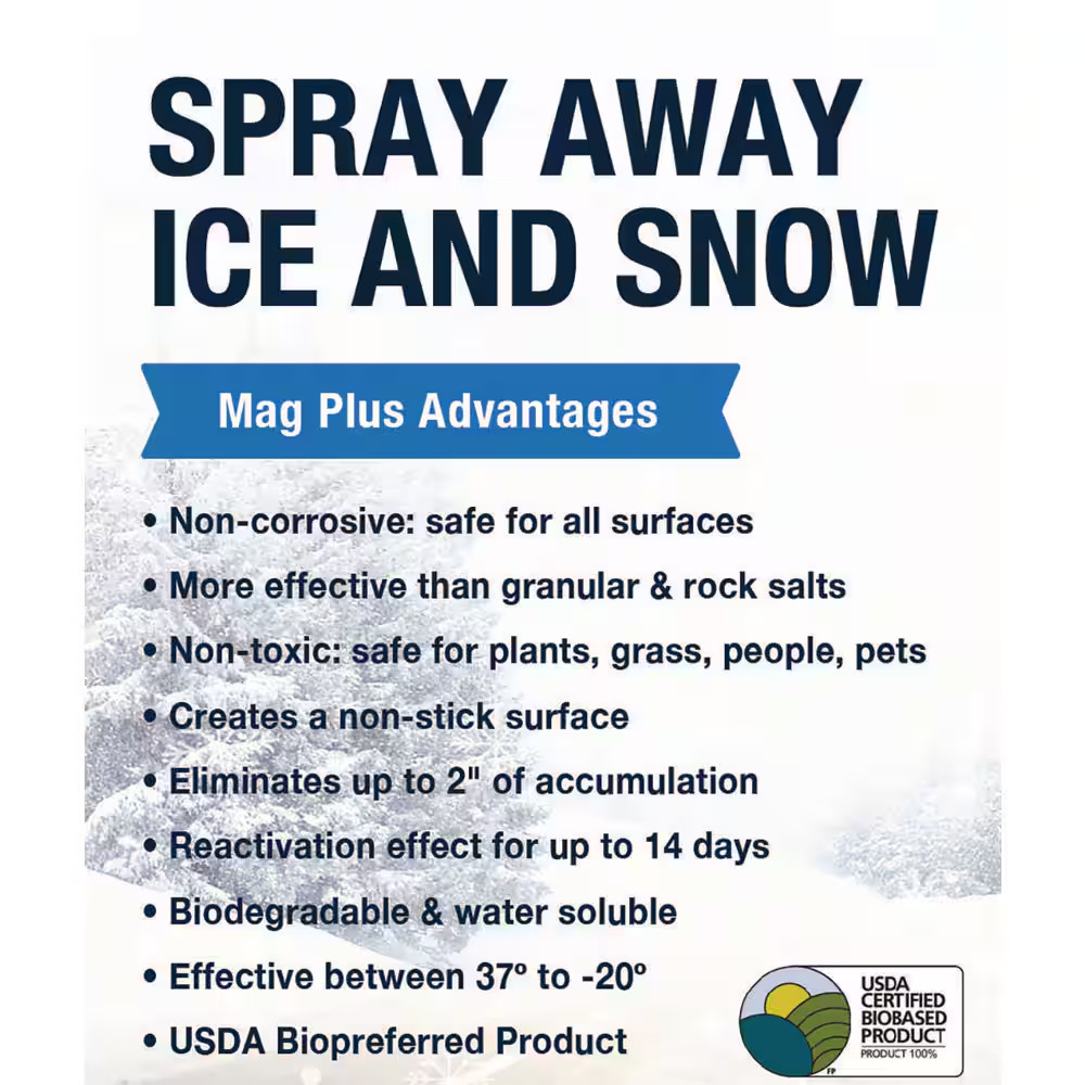 2-1/2 Gal. Liquid Anti-Snow/De-Icer