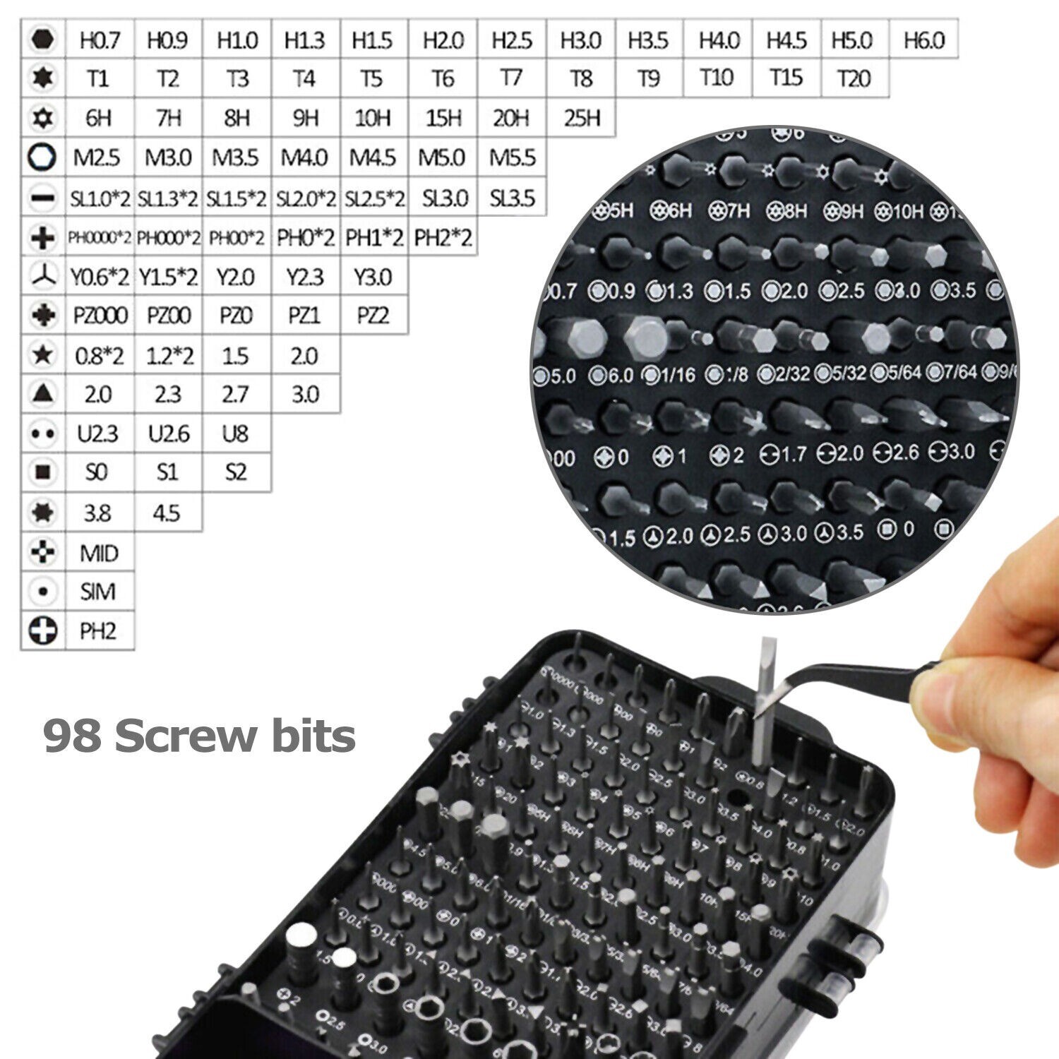 Set De Destornilladores Kit Conjunto Juego Herramientas Desarmadores El Mejor US