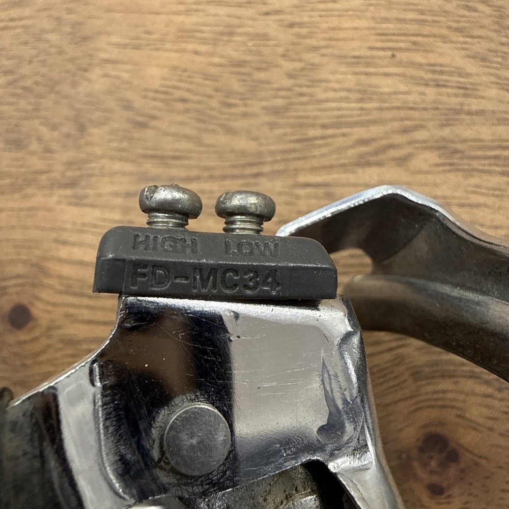 Shimano Deore STX FD-MC34 Front Derailleur 34.9mm Low Bottom Pull Silver Japan