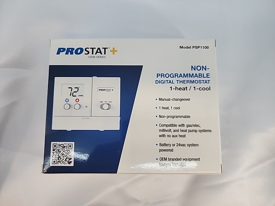 Prostat+ Model PSP2100 Non Programmable Thermostat Digital Heat Pump