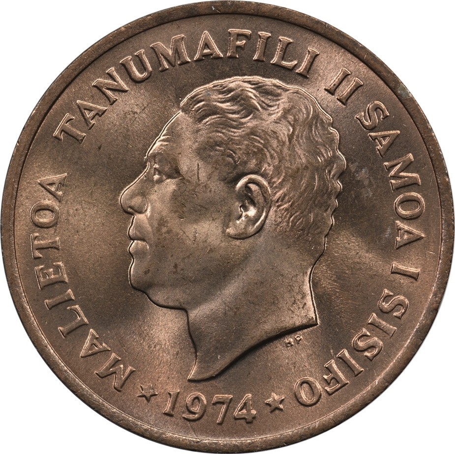 Samoa - 2 Sene - 1974 - Unc - Cocoa Pods