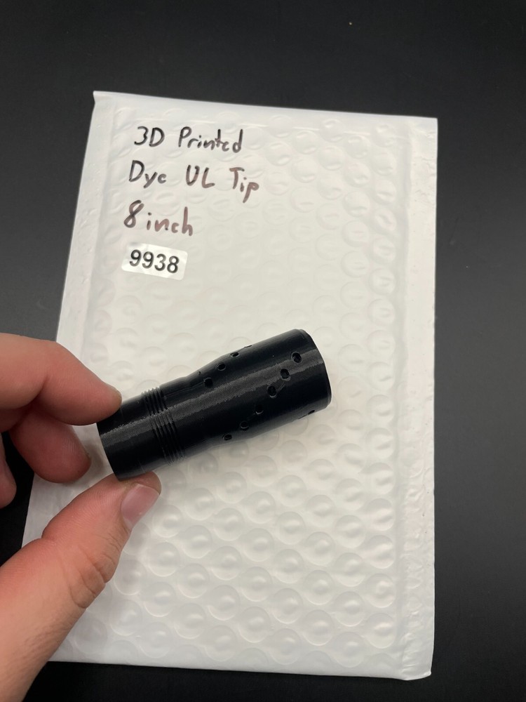 3D Printed Dye UL Tip 8 Inch