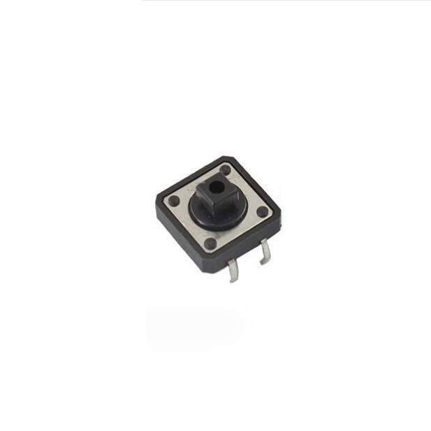 100pcs 12*12*7.3 tact switch B3F4055 light touch button square head with pillar
