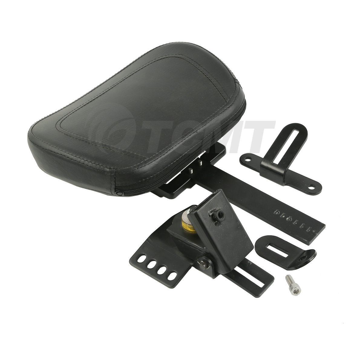 Black Plug-In Driver Rider Backrest Fit For Harley Street Electra Glide 97-2023