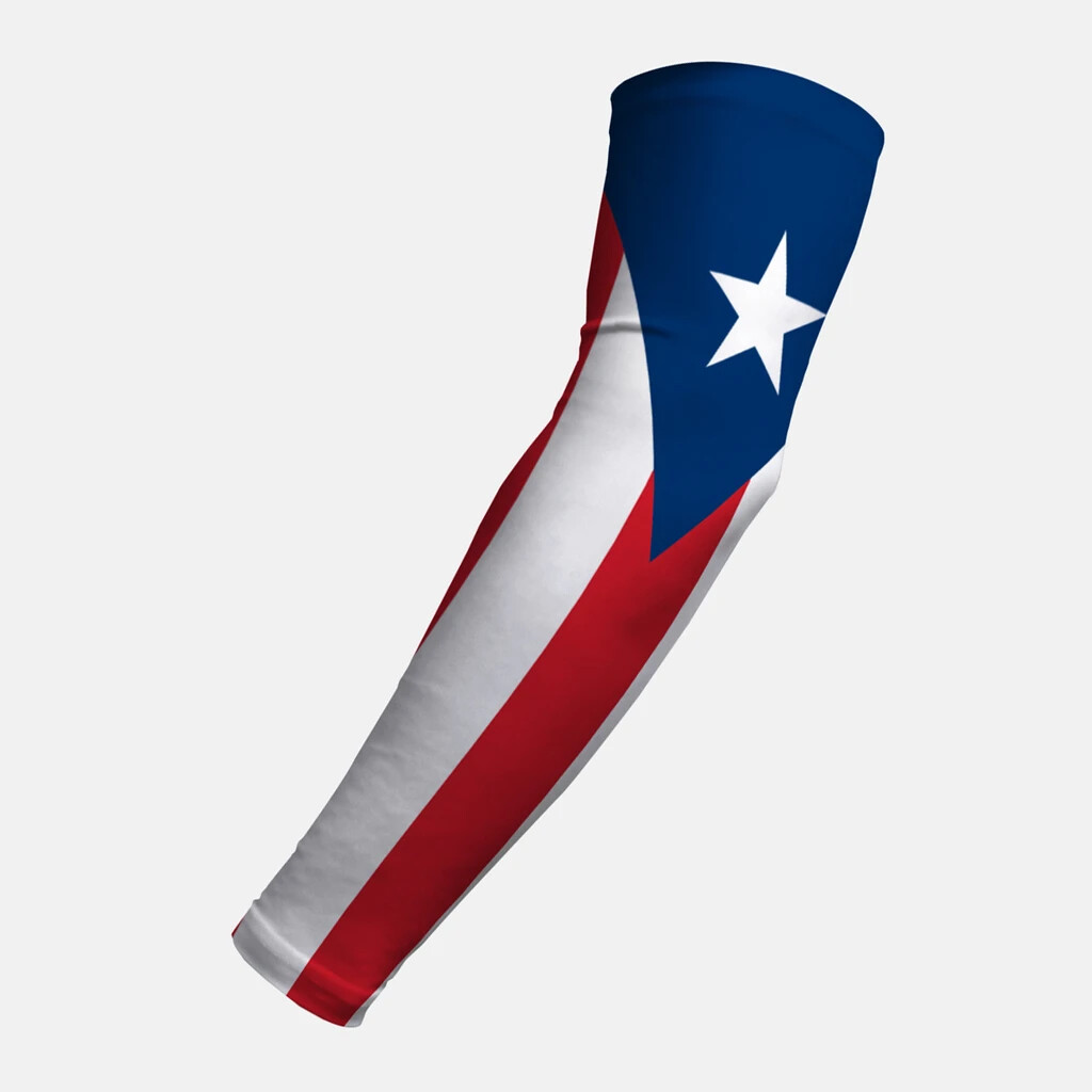 Puerto Rico Flag Arm Sleeve Sports Basketball Baseball Gamer Puerto Rican Guard