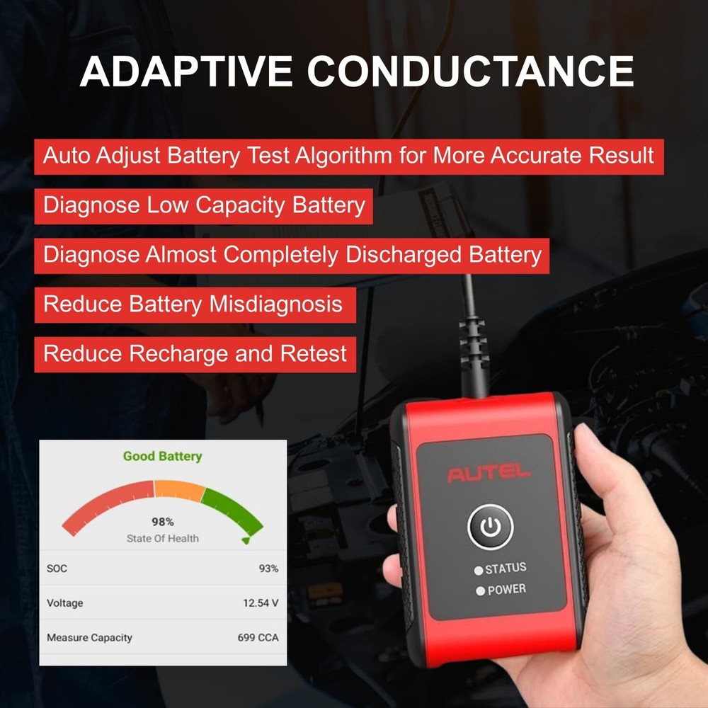 Autel MaxiBAS BT506 Auto Battery Tester & Electrical System Analysis Tool 6V/12V