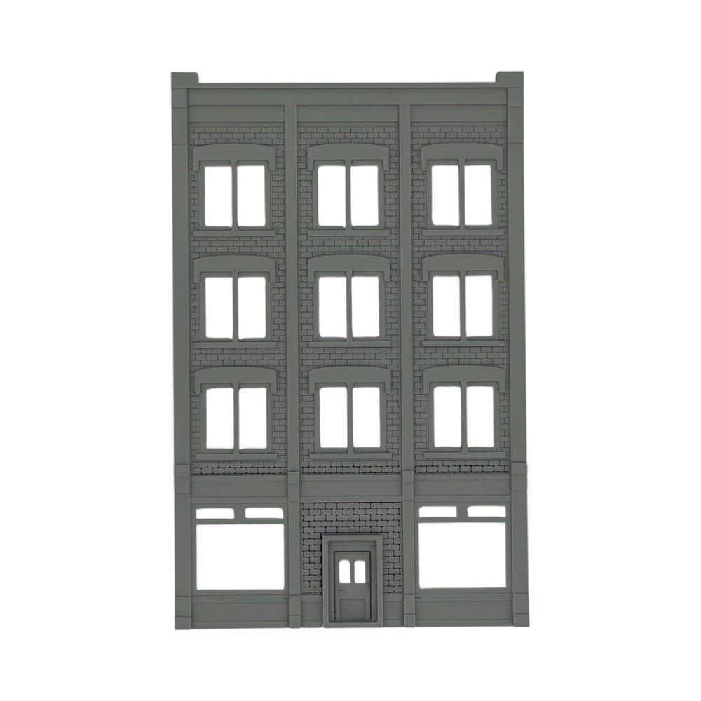 Backdrop Building BG #3 - Z Scale 1:220 - Gray