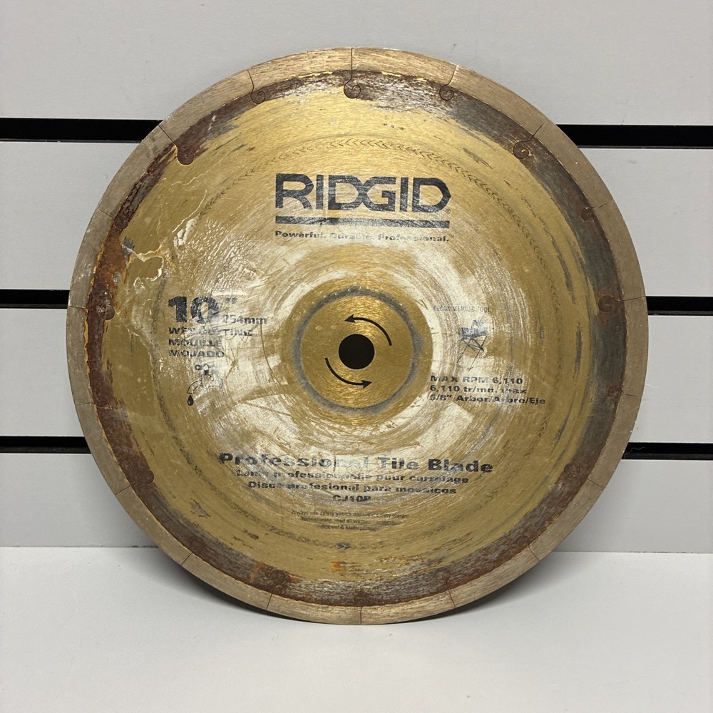 Rigid 10" Professional Tile Blade - USED
