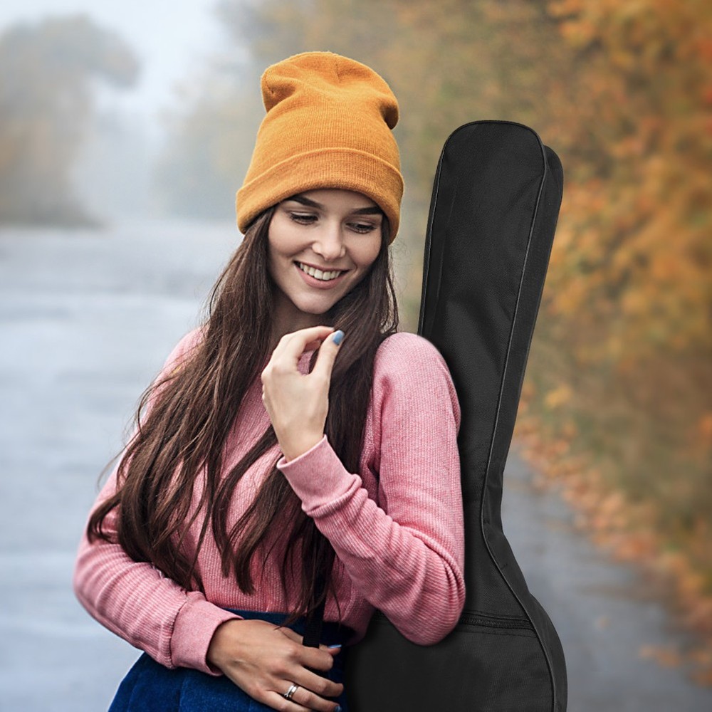Bowl Back Mandolin Case Soft Strap Bag Musician Backpack Shoulder